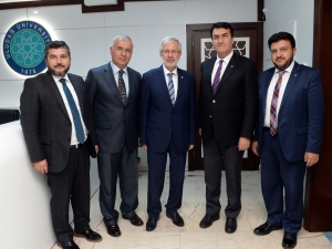 Dündar’dan, Rektör Ulcay’a Geçmiş Olsun Ziyareti