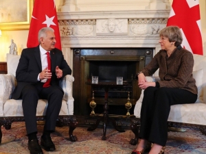 Başbakan Yıldırım, İngiltere Başbakanı May İle Görüştü