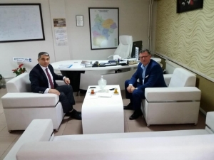 Başkan Duymuş, Oedaş Müdürü Aykut İle Bir Araya Geldi