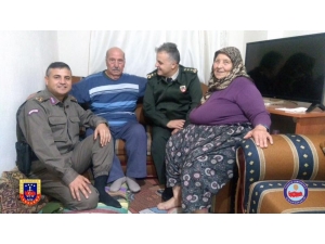 İl Jandarma Komutanı Acara’dan Kore Gazisine Ziyaret