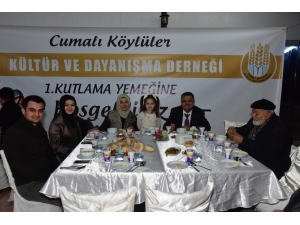 Cumalı Köylüleri Kutlama Yemeğinde Bir Araya Geldi
