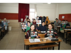 Başkan Akcan’dan Öğrencilere Fotoğraf Hatırası