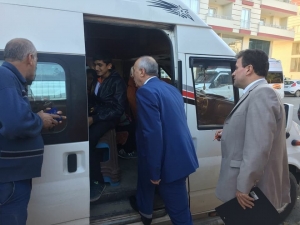 İlçe Milli Eğitim Müdürü Öğrenci Servislerini Denetledi.