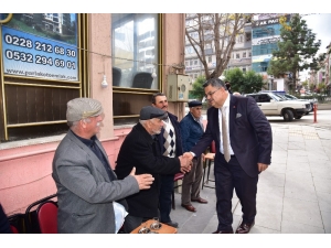 Başkan Yağcı’dan Çarşı Esnafına Ziyaret