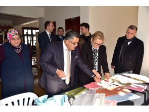 Başkan Yağcı, El Sanatları Merkezi’ni Ziyaret Etti