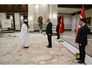 Cumhurbaşkanı Erdoğan, Gambiya Büyükelçisini Kabul Etti