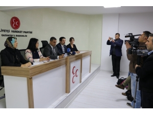 Mhp’li Taşdoğan Gündemi Değerlendirdi