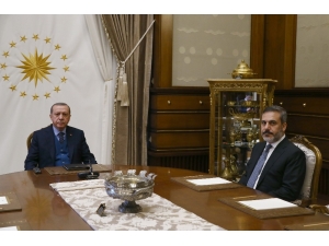 Cumhurbaşkanı Erdoğan, Mit Müsteşarı Fidan’ı Kabul Etti