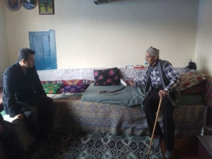 Kaymakam Osman Sayılır Kore Gazisi’ni Ziyaret Etti