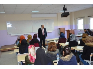 Yök Başkanı Harran Üniversitesinde Ders Verdi