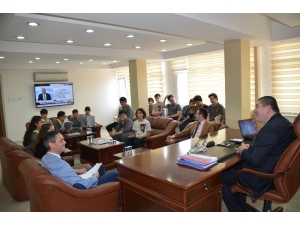 Öğrencilerinden Başkan Tekin’e Ziyaret