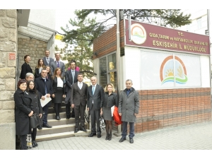 Ab Bakanlığı Müsteşar Yardımcısı Yücel, İl Gıda, Tarım Ve Hayvancılık Müdürlüğü’nü Ziyaret Etti