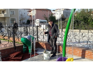 İzmit’te Parklardaki Spor Sahaları Onarıldı