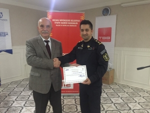 Kocaeli İtfaiyesi’nden Arjantinli İtfaiyecilere Eğitim