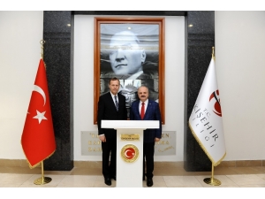 Litvanya’nın Ankara Büyükelçisi Brüzga, Vali Çakacak’ı Ziyaret Etti