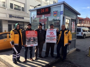 Vatandaşlara ’Yaşama Yol Ver’ Uygulaması Anlatıldı