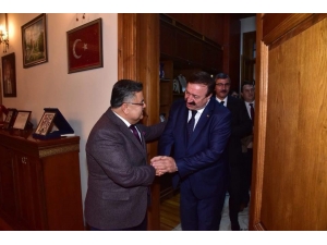 Bem Bir- Sen Genel Başkan Yardımcısı Sevinç’ten Başkan Yağcı’ya Ziyaret