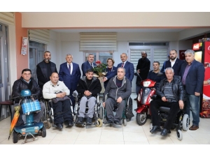 Başkan Baran’dan Engellilerle Buluştu