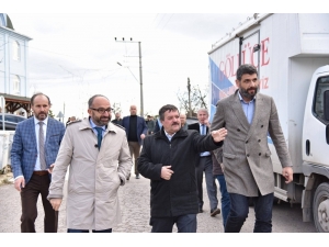 Başkan Üzülmez, Avluburun Mahallesi’nde İncelemede Bulundu