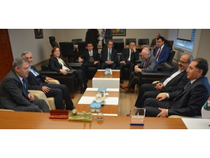 Başdenetçi Şeref Malkoç Eskişehir Barosu’nu Ziyaret Etti