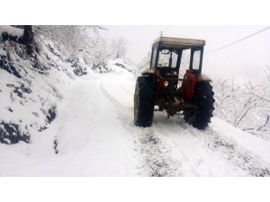 Gümeli Tepesi Beyaza Büründü