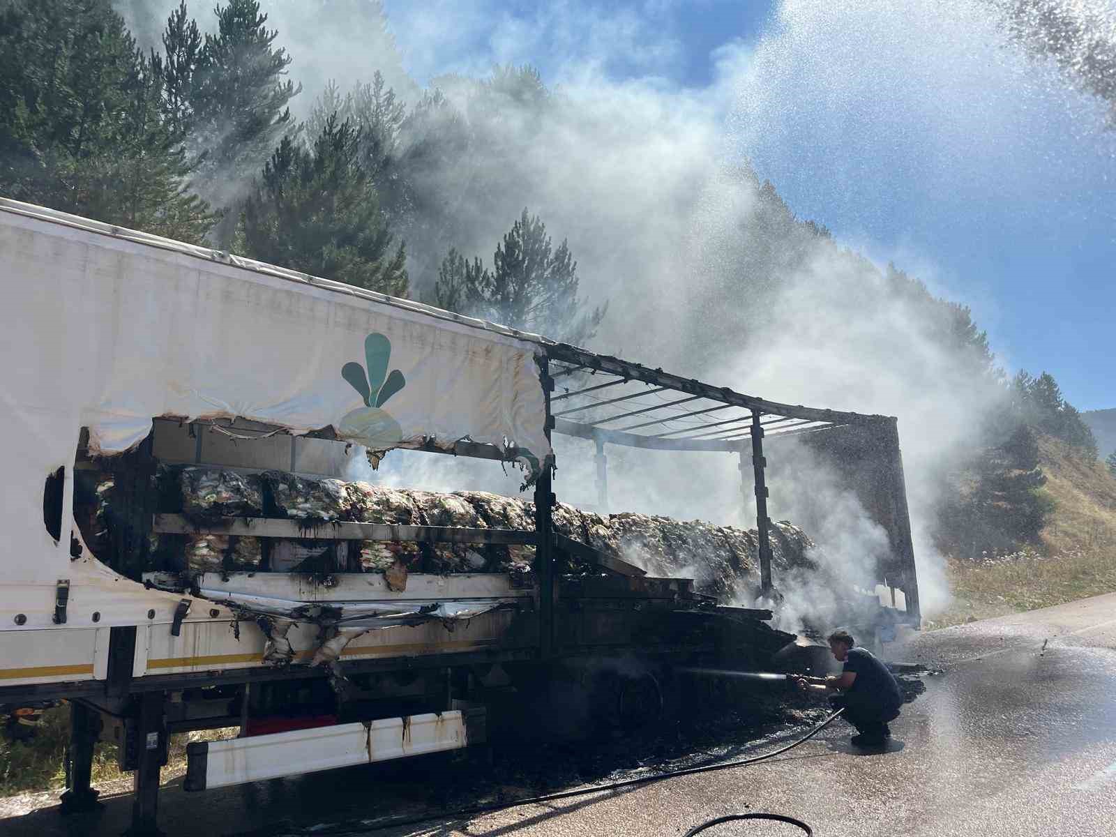 bolu-da-seker-yuklu-tir-alev-aldi-yangin-ormana-sicradi