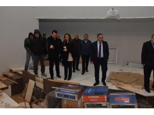 Başkan Ay Teknopark İnşaatını Gezdi