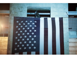 Kudüs Belediye Binasına Abd Bayrağı Asıldı