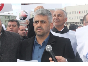 Niğde’de Trump Ve İsrail’e Tepki