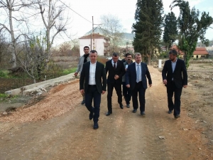 Vali Büyükakın’dan Vezirhan’da İnceleme