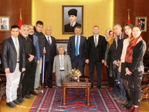 Engelli Dernekleri Vali Yazıcı’yı Ziyaret Etti