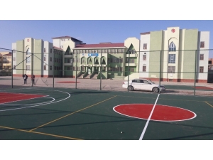 Bismil Belediyesinden Okullara Basketbol Sahası