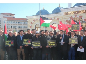 Bilecik’te İsrail Ve Abd Başkanı Trump’a Tepkiler Büyüyor