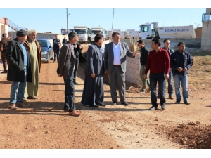 Ayhan Yol Yapım Çalışmalarını Denetledi