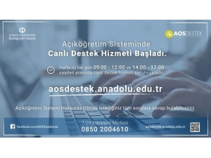 Açıköğretim Sistemi 7/24 Sorularınızı Yanıtlıyor