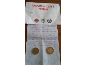 Öğrencinin "Askerimiz, Polisimiz Sizi Kurtaracak" Notu Duygulandırdı