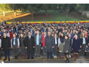 Kaymakam Küler Ve Başkan Köşker Ticaret Lisesi’ni Ziyaret Etti