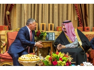 Ürdün Kralı Iı. Abdullah, Riyad’da Kral Salman Bin Abdulaziz İle Bir Araya Geldi