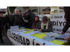 Güzelcehisasar Projesi İçin İmza Topladılar