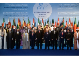 Cumhurbaşkanı Erdoğan İit Olağanüstü Zirvesinde Aile Fotoğrafı Çekimine Katıldı