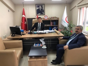 Başkan Baran’dan Başhekim Sarıışık’a Ziyaret