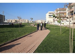 Devteşti Mahallesinde Park Ve Yol Çalışmalarını İncelendi