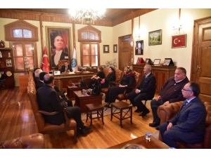 Başkan Yağcı’ya Valilik İnsan Hakları Kurulu Üyelerinden Ziyaret