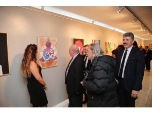 Sanata Gönül Veren Öğretmenlerden Resim Sergisi