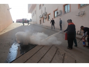 Cizre Devlet Hastanesinde Gerçeği Aratmayan Tatbikat