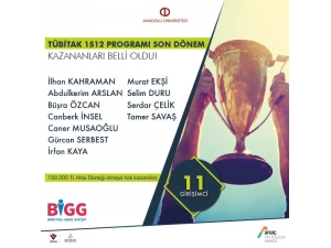 Anadolu Üniversitesi’nin 11 Girişimcisine Tübitak’tan 150 Bin Lira Destek