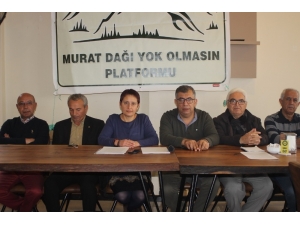 Murat Dağı Platformu; “Suyumuza Ve Toprağımıza Sahip Çıkıyoruz”