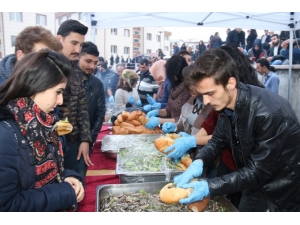 Nevşehir Hacı Bektaş Veli Üniversitesinde Hamsi Şöleni Yapıldı