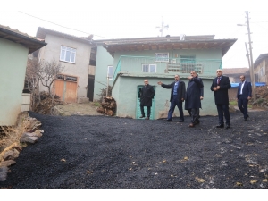 Başkan Gürkan Asfalt Çalışmalarını Yerinde İnceledi