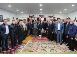 Başkanlar Köy Konağında Buluştu